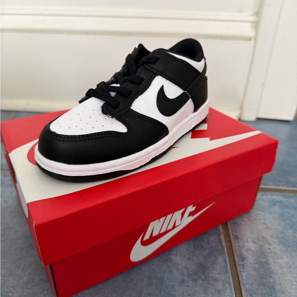 Nike Kids Black and White Dunks Sneakers